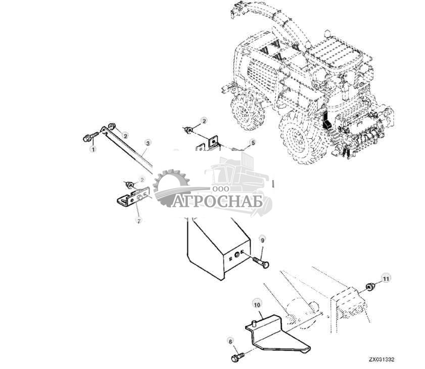 Ограждение, главный привод 